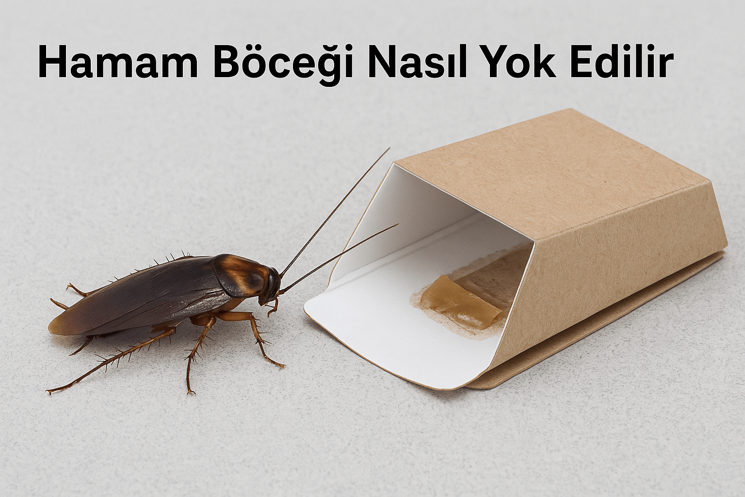Hamam Böceği Tuzak Yöntemi